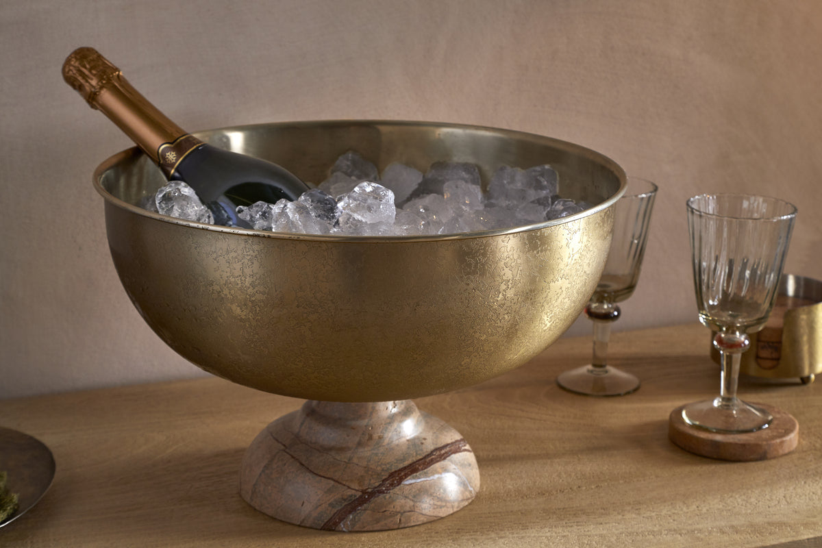 Amaya Champagne Bucket - Aged Antique