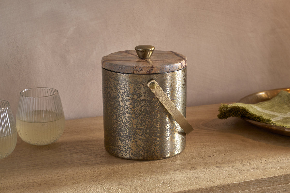 Amaya Ice Bucket - Aged Antique