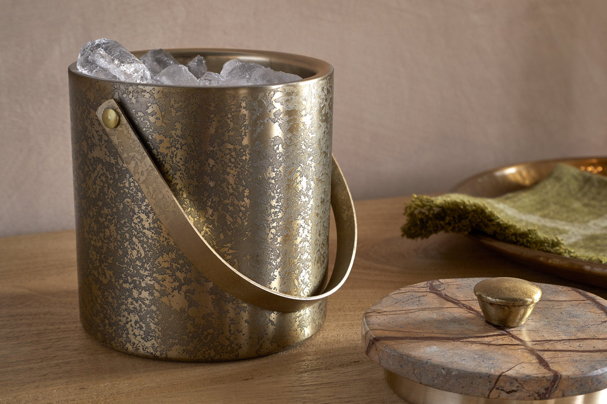 Amaya Ice Bucket - Aged Antique