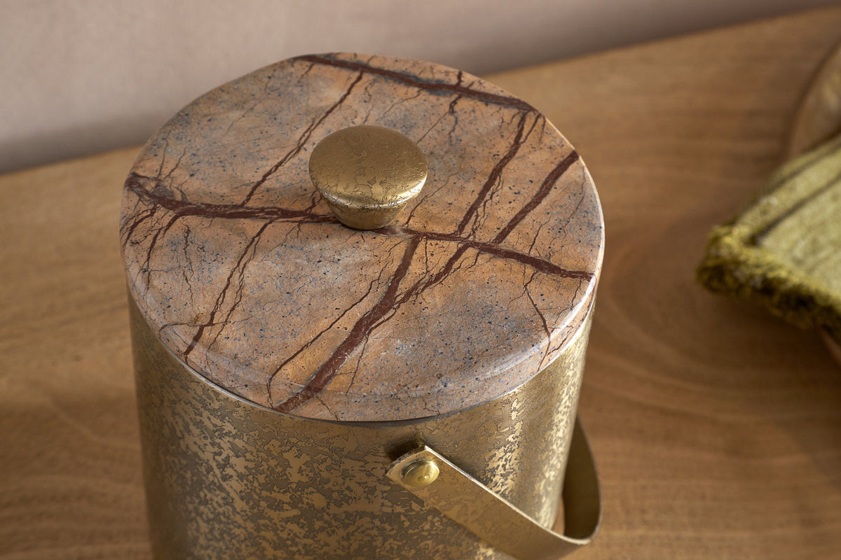 Amaya Ice Bucket - Aged Antique