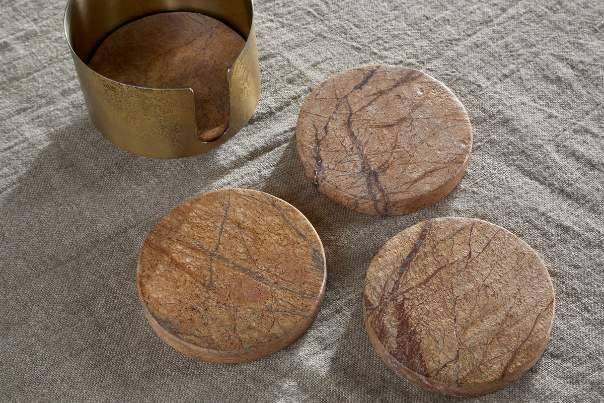 Amaya Coasters - Aged Antique