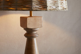 Hega Mango Wood Lamp - Natural