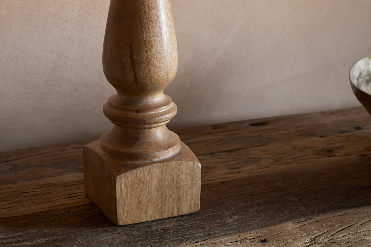 Hega Mango Wood Lamp - Natural