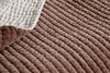 Nidra Velvet & Linen Bed Quilt - Rust