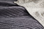 Nidra Velvet & Linen Bed Quilt - Charcoal