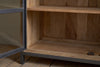 Nirvi Mango Wood & Iron Sideboard - Black