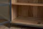 Nirvi Mango Wood & Iron Sideboard - Black