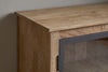 Nirvi Mango Wood & Iron Sideboard - Black