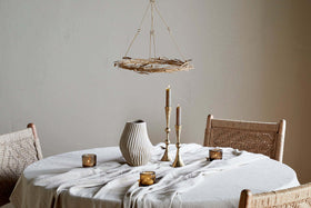 Natesa Hanging Wreath - Brass