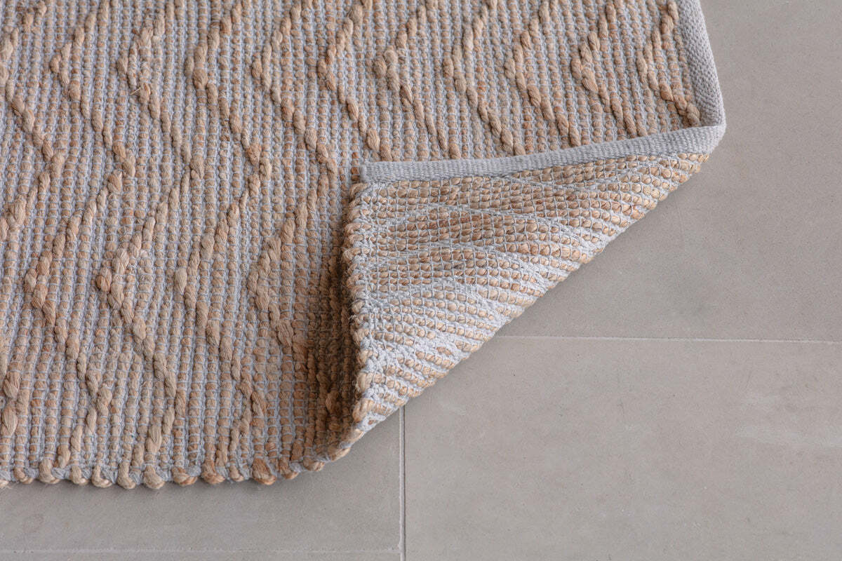 Nabami Chevron Jute Rug - Natural