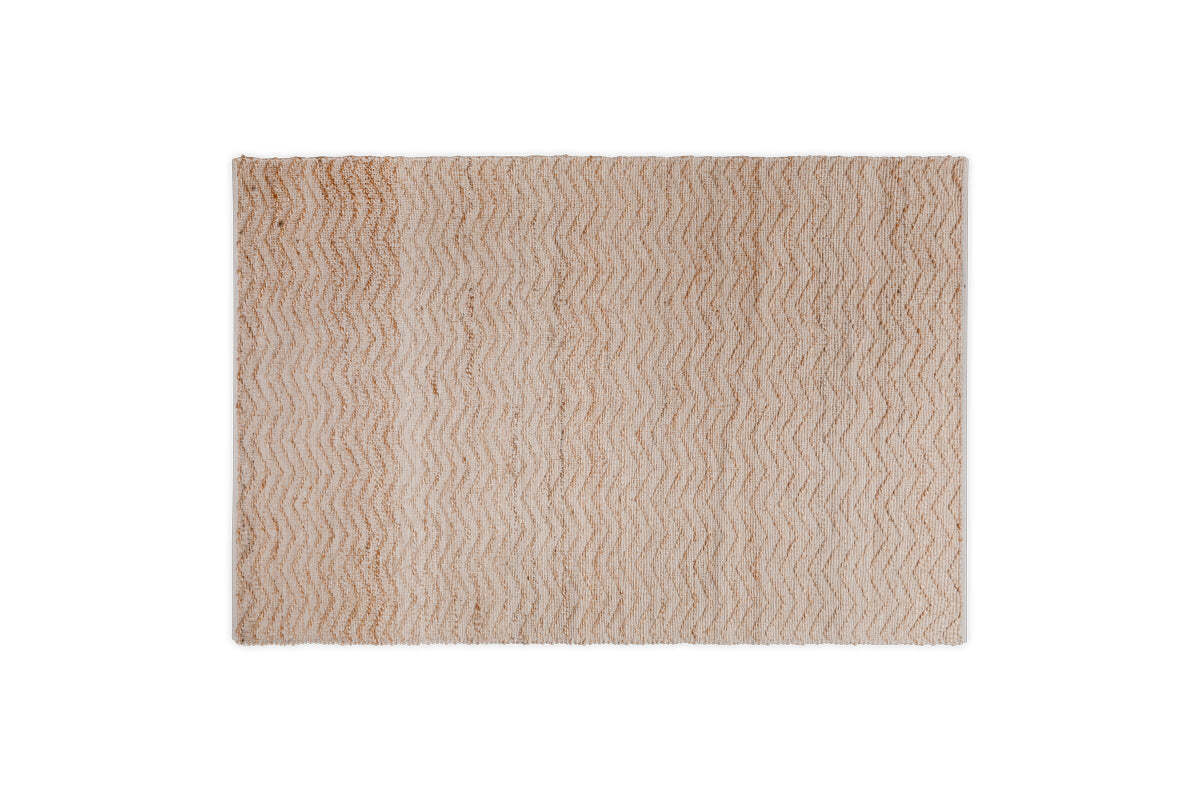 Nabami Chevron Jute Rug - Natural
