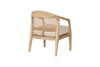 Nabhi Mango Wood & Cane Occasional Chair - Natural