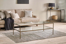 Nakuru Iron & Glass Coffee Table