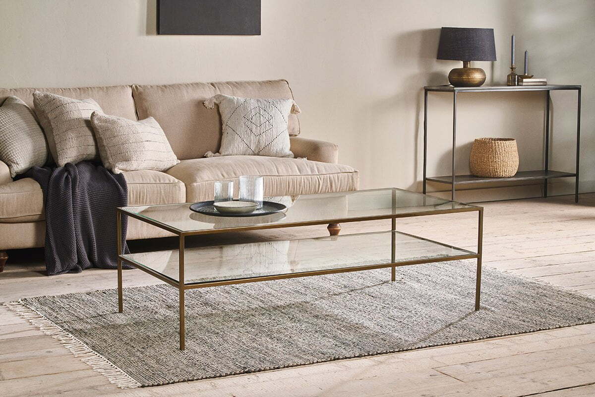 Nakuru Iron & Glass Coffee Table