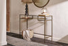 Nakuru Iron & Glass Console Table
