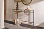 Nakuru Iron & Glass Console Table