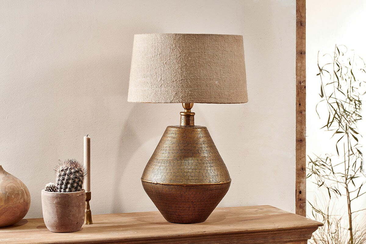 Nalgonda Lamp - Antique Brass - Large