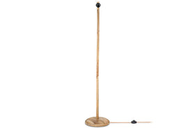Namira Mango Wood Floor Lamp - Natural