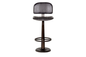 Narwana Bar Chair - Aged Black