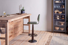 Narwana Bar Chair - Rich Green