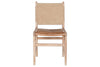 Nayan Leather & Jute Dining Chair - Tan