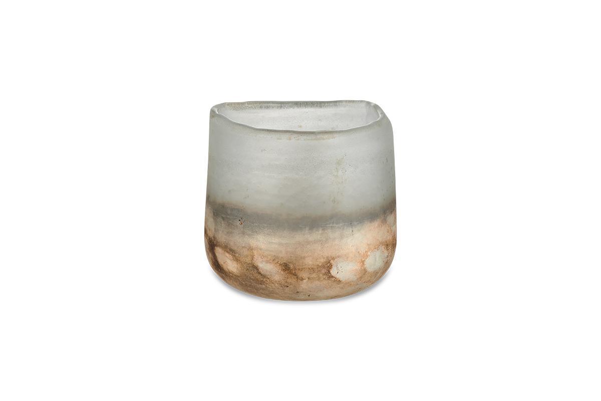 Ngolo Tealight Holder - Aged Smoke