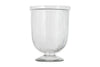 Nia Recycled Glass Candle Holder - Clear