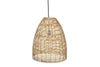Noko Natural Wicker Conical Pendant - Small