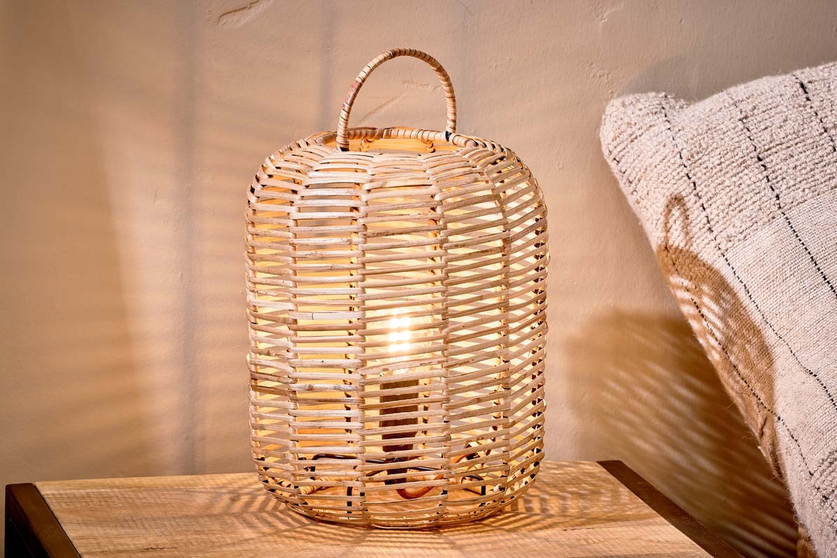 Noko Rattan Lamp - Extra Small
