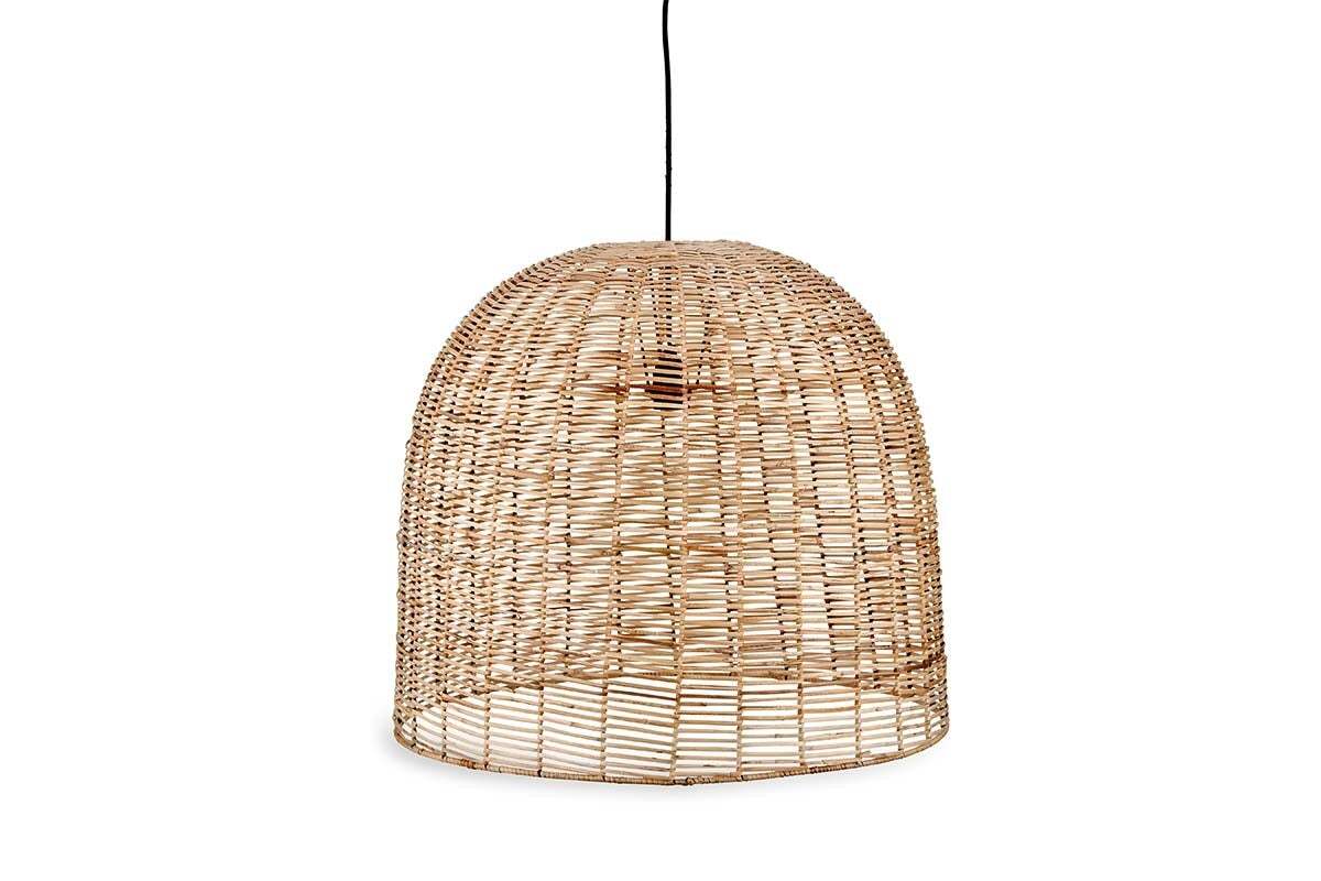 Noko Wicker Dome Pendant - Large
