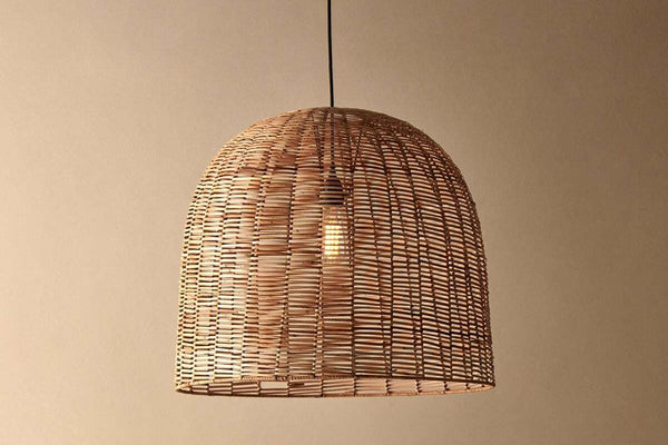 Noko Wicker Dome Pendant - Large