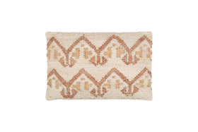 Nuvali Cotton & Jute Cushion Cover - Rust