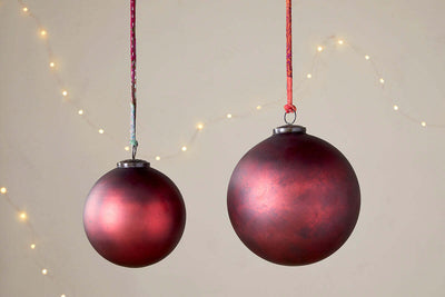 Oko Giant Bauble - Matt Bordeaux