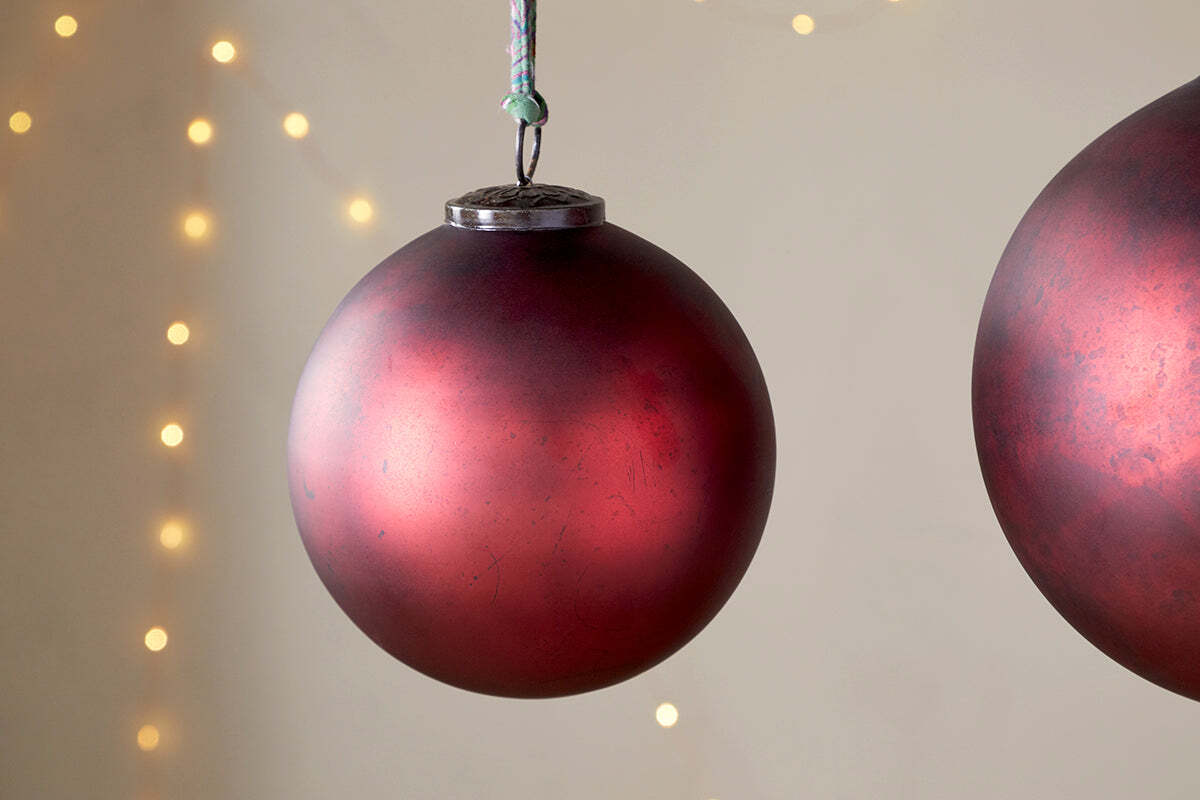 Oko Giant Bauble - Matt Bordeaux
