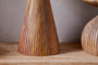 Omari Mango Wood Candlestick - Natural-Trade nkuku