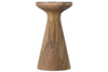 Omari Mango Wood Candlestick - Natural-Trade nkuku