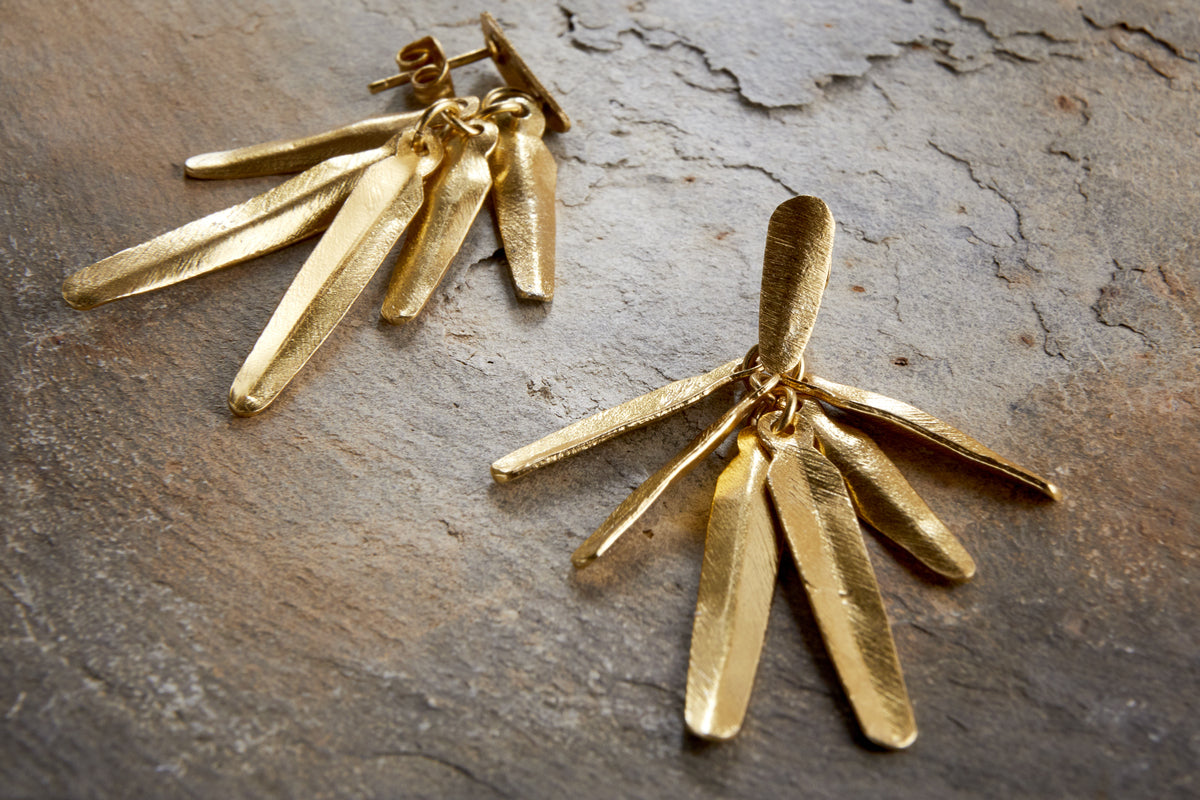 Omuti Earrings - Gold