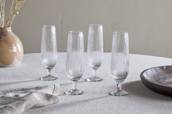 Otuba Champagne Flute - Clear (Set of 4)