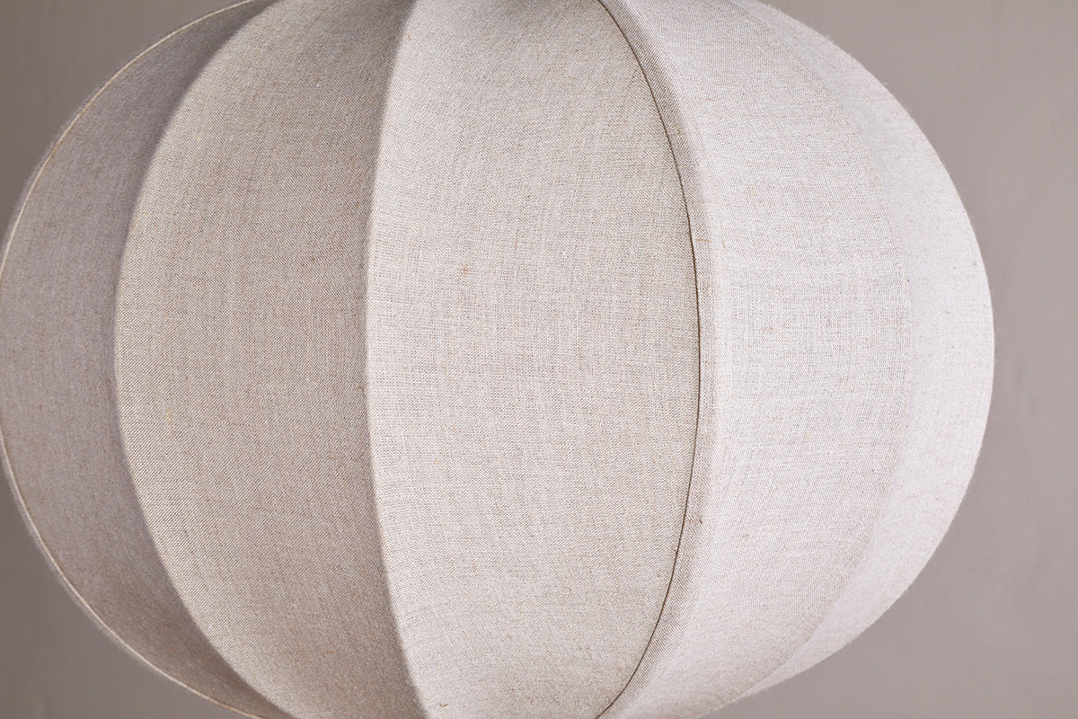 Orisa Linen Lampshade - Off White-Trade nkuku