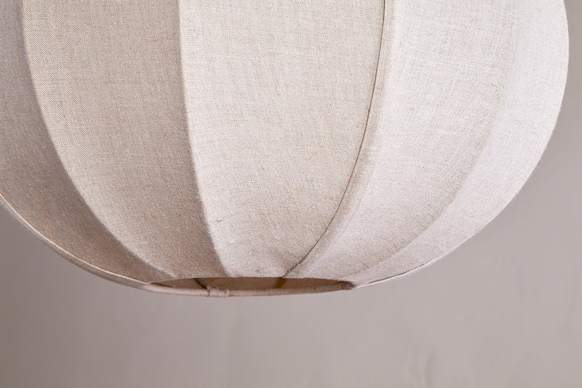 Orisa Linen Lampshade - Off White-Trade nkuku