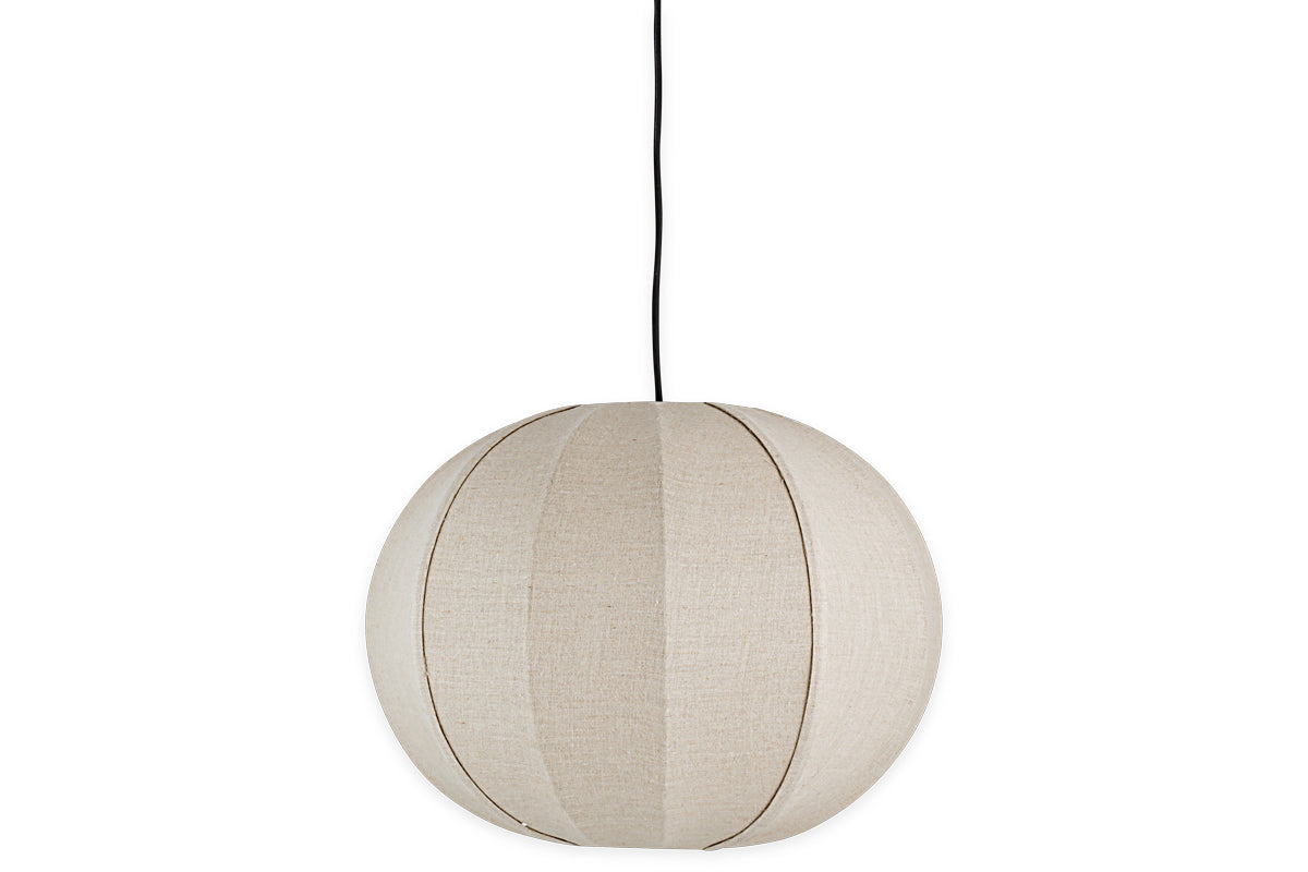 Orisa Linen Lampshade - Off White-Trade nkuku