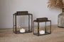 Obi Mini Table Lantern - Antique Brass