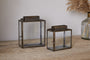 Obi Mini Table Lantern - Antique Brass