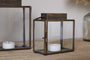 Obi Mini Table Lantern - Antique Brass