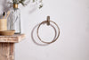 Olani Towel Ring - Antique Brass-Trade nkuku