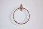 Olani Towel Ring - Antique Brass-Trade nkuku