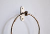 Olani Towel Ring - Antique Brass-Trade nkuku