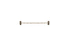 Olani Bathroom Hanging Rail - Antique Brass-Trade nkuku