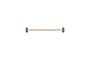 Olani Bathroom Hanging Rail - Antique Brass-Trade nkuku