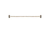 Olani Bathroom Hanging Rail - Antique Brass-Trade nkuku